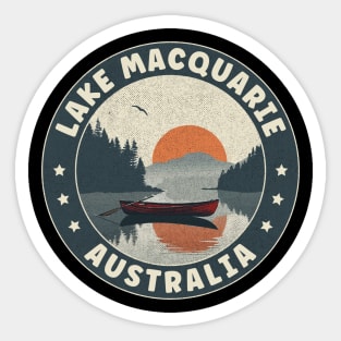 Lake Macquarie Australia Sunset Sticker